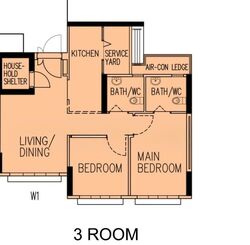 Blk 430A Bedok North Woods (Bedok), HDB 3 Rooms #573177761